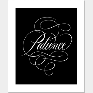 Patience Calligraphy Posters and Art